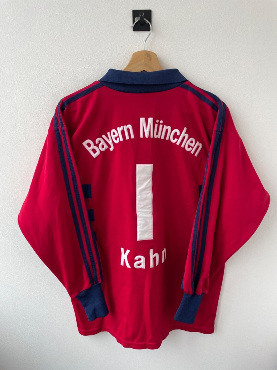 OLIVER KAHN 1998/99 BAYERN MUNICH FOOTBALL GOALKEEPER SHIRT JERSEY
