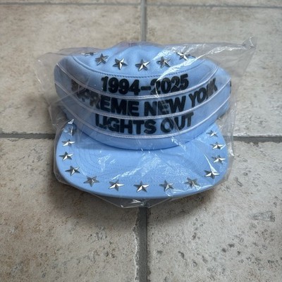 Supreme Stars Studded Pillbox Hat Light Blue Brand New In Hand | eBay