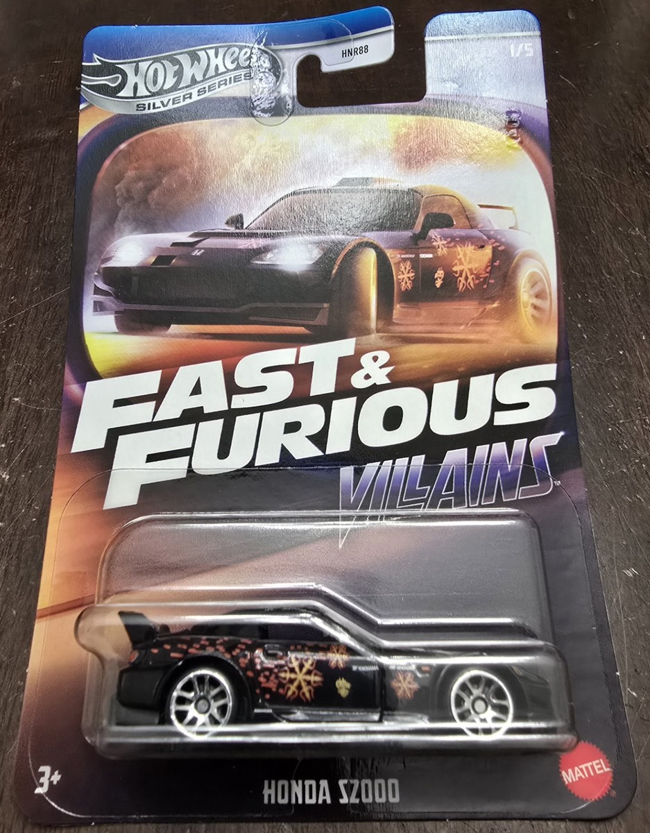 Hot Wheels 2025 Fast & Furious Villains Series Honda S2000 Black