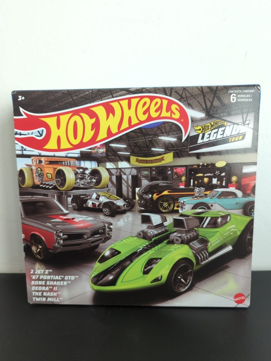 Hot Wheels Legends Tour Set. 2 jet Z, 67 Pontiac GTO, Bone Shaker