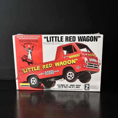Lindberg “LITTLE RED WAGON“ FACTORY SEALED 1/25 #72158 Molded in