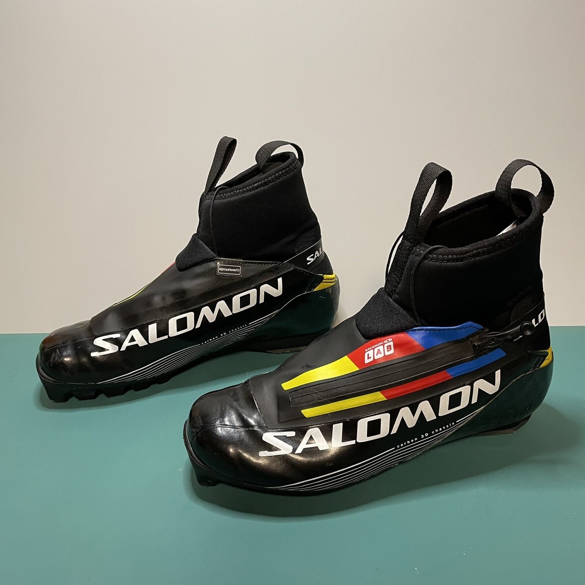 Salomon S Lab Carbon 3D Chassis Cross Country Nordic Ski Boots | eBay