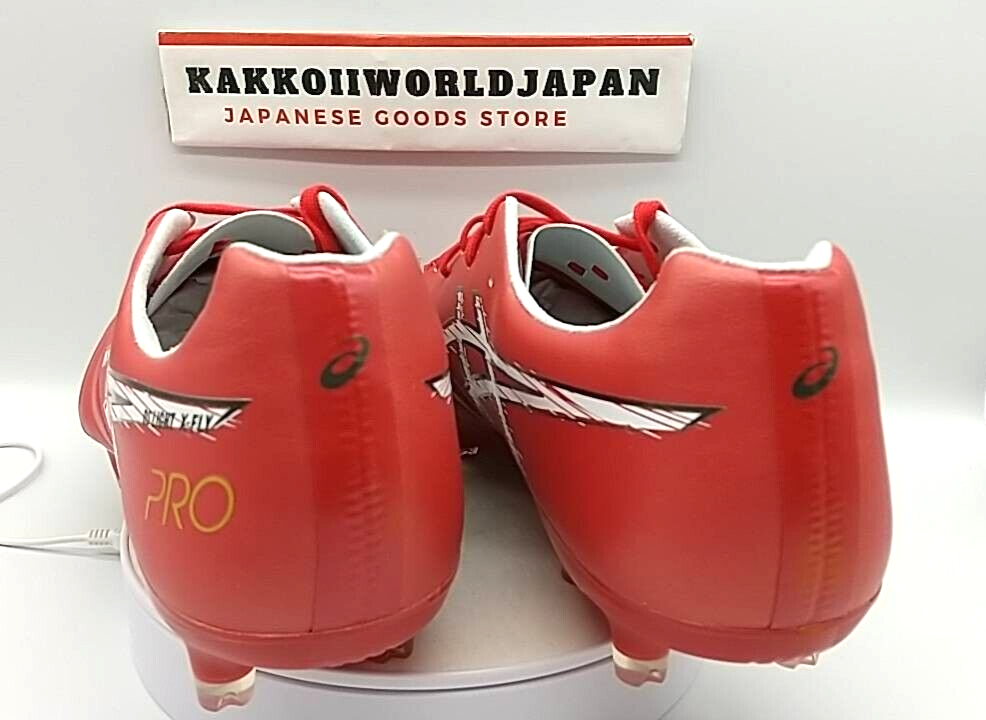 ASICS Soccer Cleats DS LIGHT X-FLY PRO 3 Classic Red/White