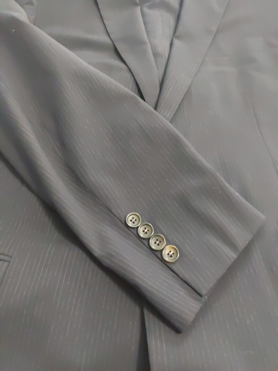 Brooks Brothers 42 L W36 Navy Blue W/lines Fitzgerald Jacket Pants