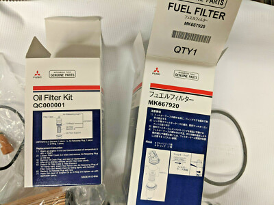 MITSUBISHI FUSO CANTER OEM OIL AND FUEL FILTER KIT QC000001