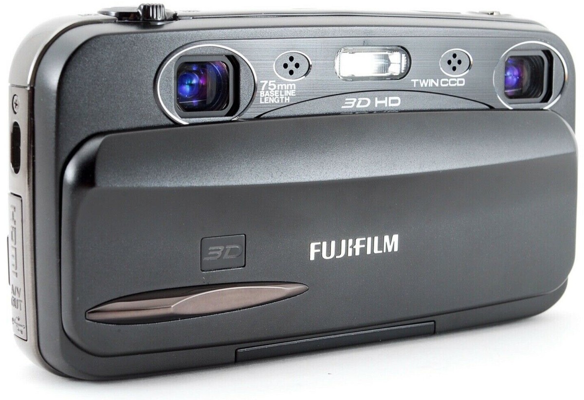 FUJIFILM FinePix Fine Pix REAL 3D W3 digital camera black mint | eBay