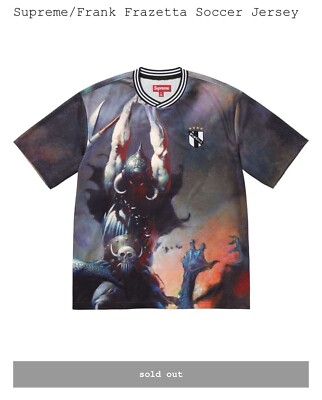 トップス Supreme Frank Frazetta Soccer Jersey M Supreme Frank