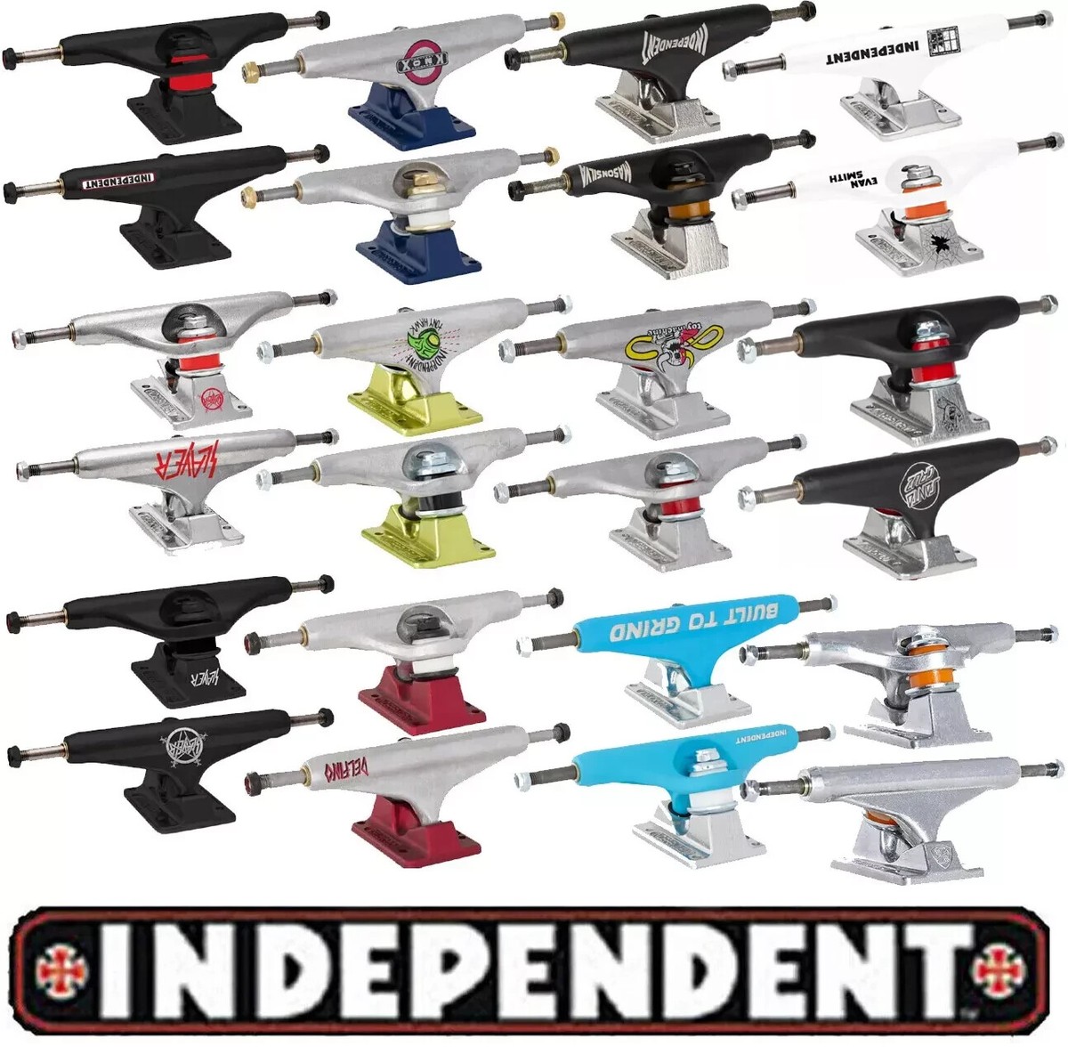 1 x single INDEPENDENT Skateboard Truck - Size 129s 139s 149s 159s