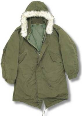 US M65 Fishtail Parka Army Genuine Original Winter Lined Hooded