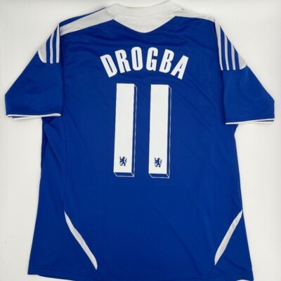 Drogba #11 Chelsea FC 2011/2012 Champions Home ORIGINAL Adidas