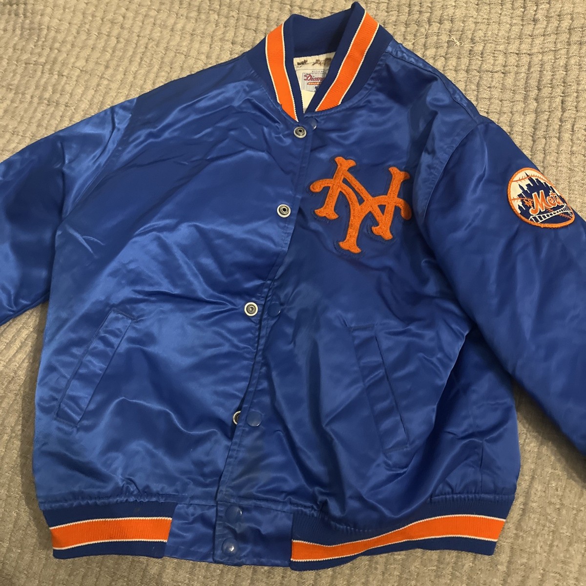 New York Mets 1990s Vintage Satin Starter Diamond Collection