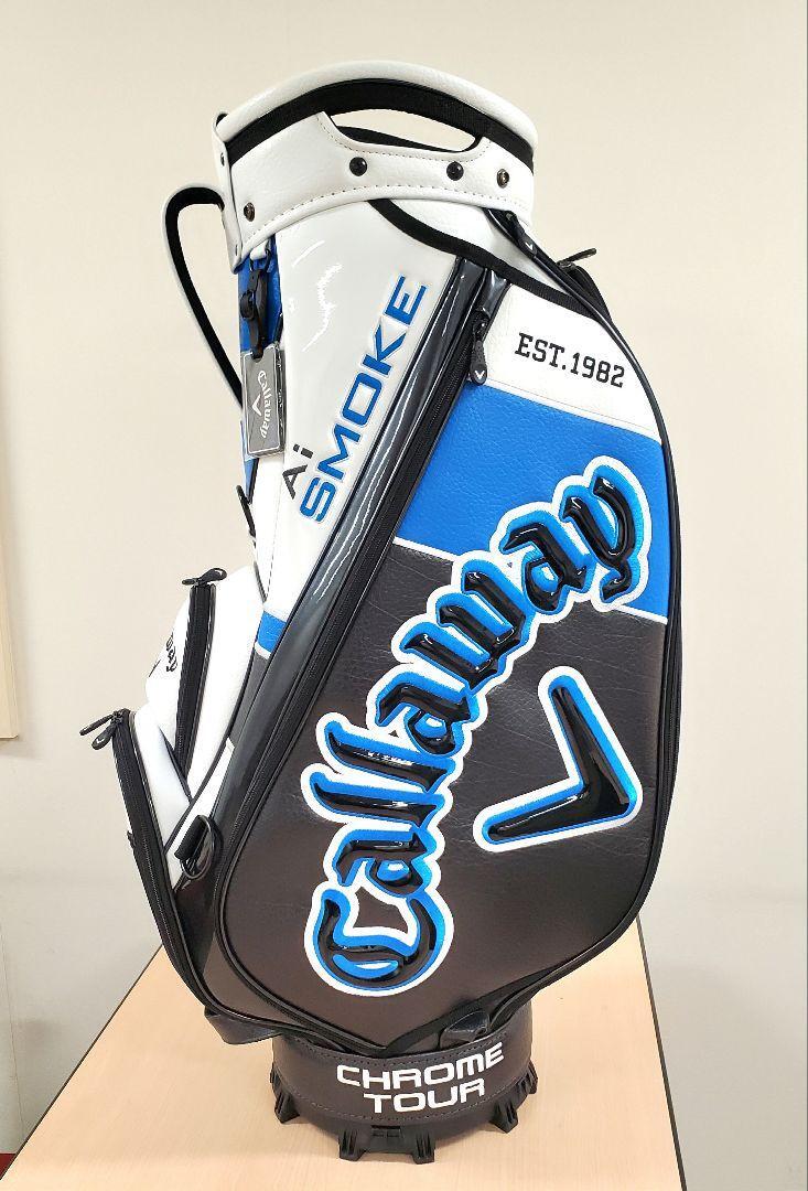 Callaway Ai smoke TOUR Caddy Bag White/Blue 9.5 x 47 in 4.7 kg