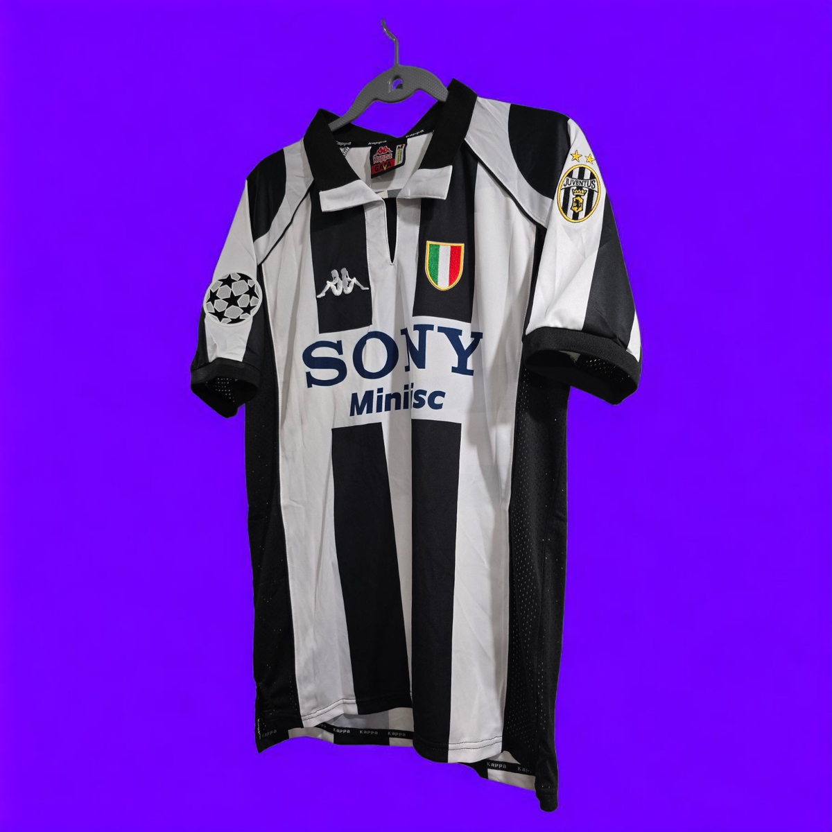 JUVENTUS FC 97-98 Home - UEFA - Football Soccer - DEL PIERO 10
