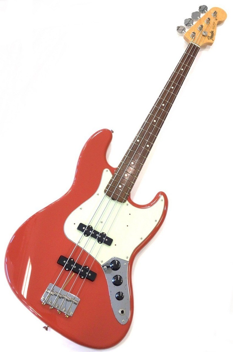 Fender Made in Japan Traditional 60s Jazz Bass Fiesta Red Electric