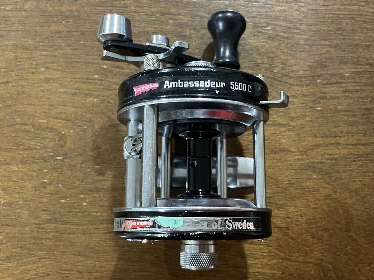 Vintage Abu Garcia Ambassadeur 5500C Fishing Reel Made in Sweden