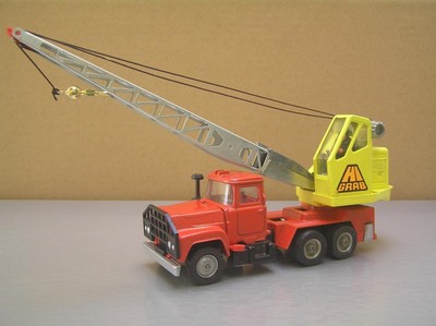 Corgi Major Toys 1154 Mack Priestman Crane Truck made in Great