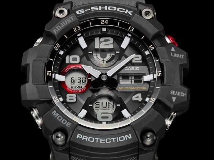CASIO G-SHOCK MUDMASTER GWG-100-1A8JF Radio Solar Watch Black 54.9