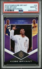 2020 Panini Kobe Bryant Career Highlights Checklist, Mosaic Set
