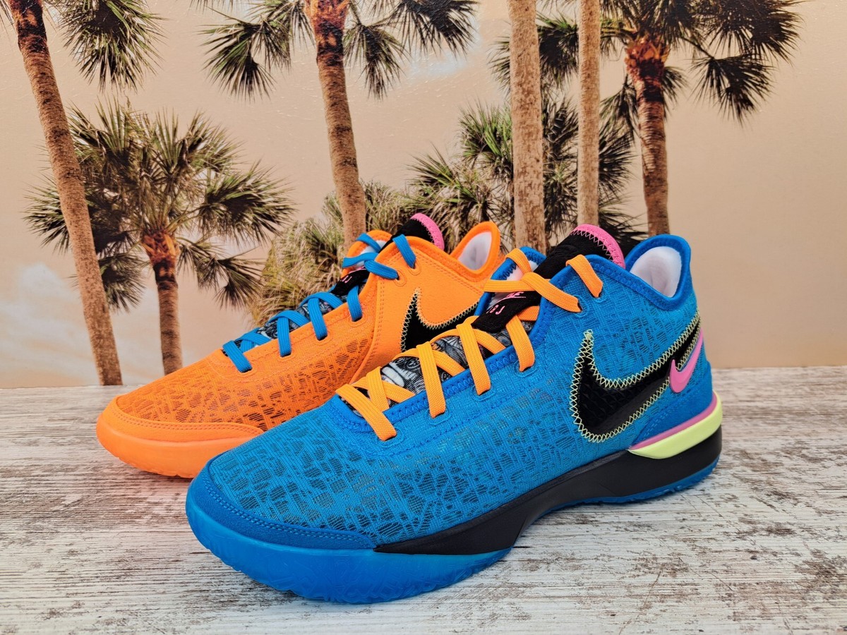 Nike Zoom Lebron NXXT Gen Blue Orange Basketball Shoes DR8784-900