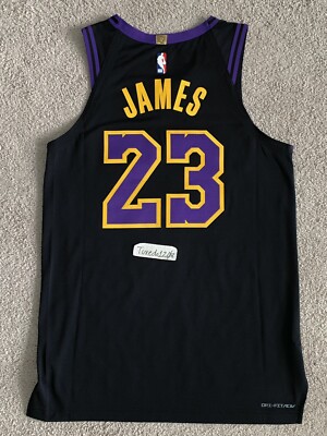 New! Nike Authentc Lebron James 23/24 LA Lakers City Edition
