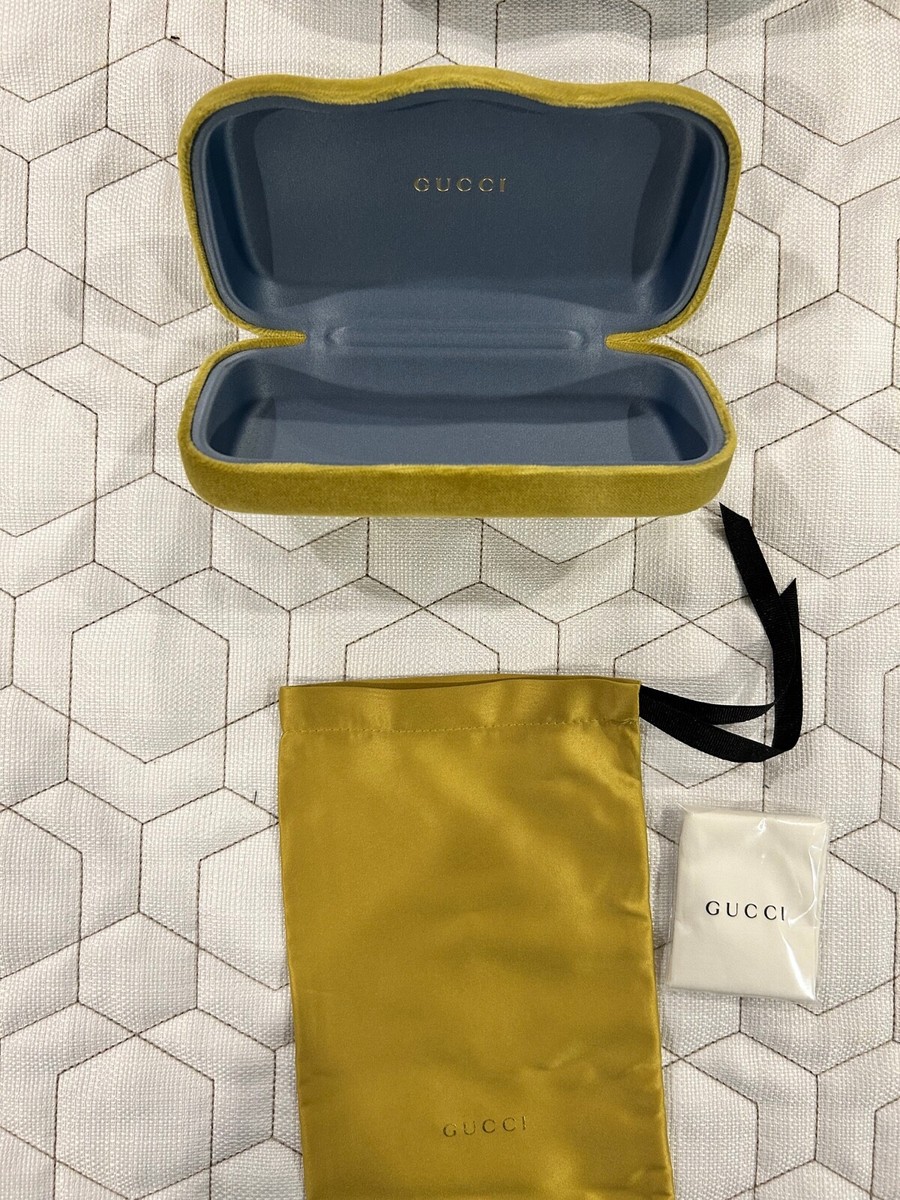 Gucci Eye Glasses Case - Hard Shell- Case-cloth & pouch 5 Colors