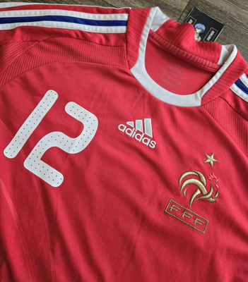 Adidas France Euro 2008 Thierry Henry Away Soccer Jersey Mens Size