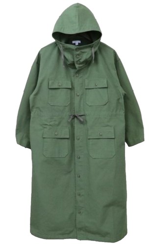 Engineered Garments Highland Parka Military XS Cotton Khaki Used