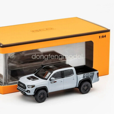 GCD 1/64 Scale Toyota TACOMA Mk3 Grey Diecast Car Model Toy
