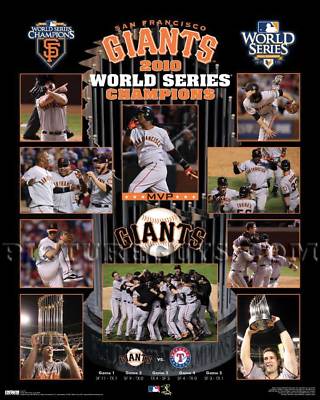 San Francisco Giants 2010 World Series Championship Picture Plaque