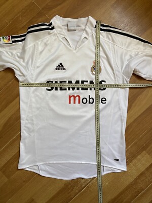 REAL MADRID 2004 2005 HOME SHIRT JERSEY ADIDAS 367841 sz S MEN #23