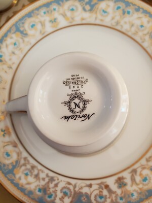 Noritake Polonaise Pattern #2045 China 8 Piece Set Made In Japan 4