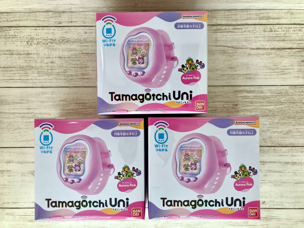 Tamagotchi Uni Aurora Pink Color Premium Bandai Limited Japan / In