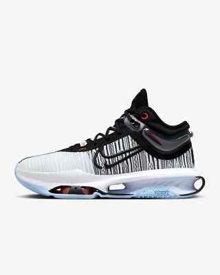 New Nike Air Zoom G.T. Jump 2 EP Basketball Shoes - Black/White