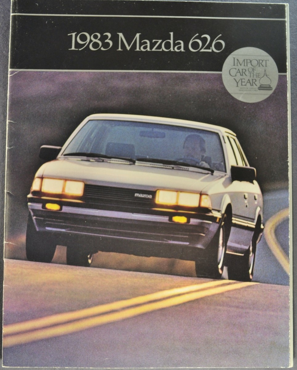1983 Mazda 626 Catalog Sales Brochure Coupe Touring Sedan Nice