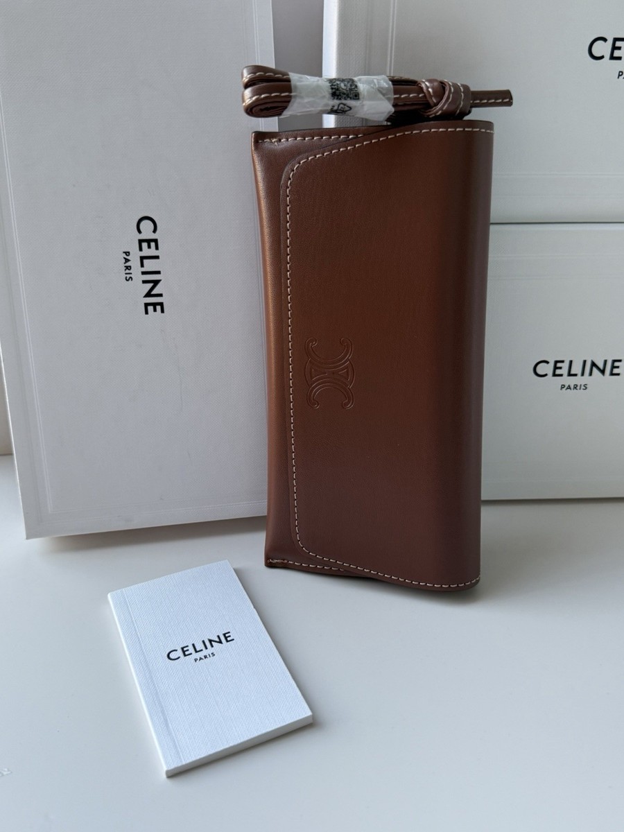 CELINE BROWN AUTHENTIC SUNGLASSES EYEGLASSES HANDBAG CASE POUCH