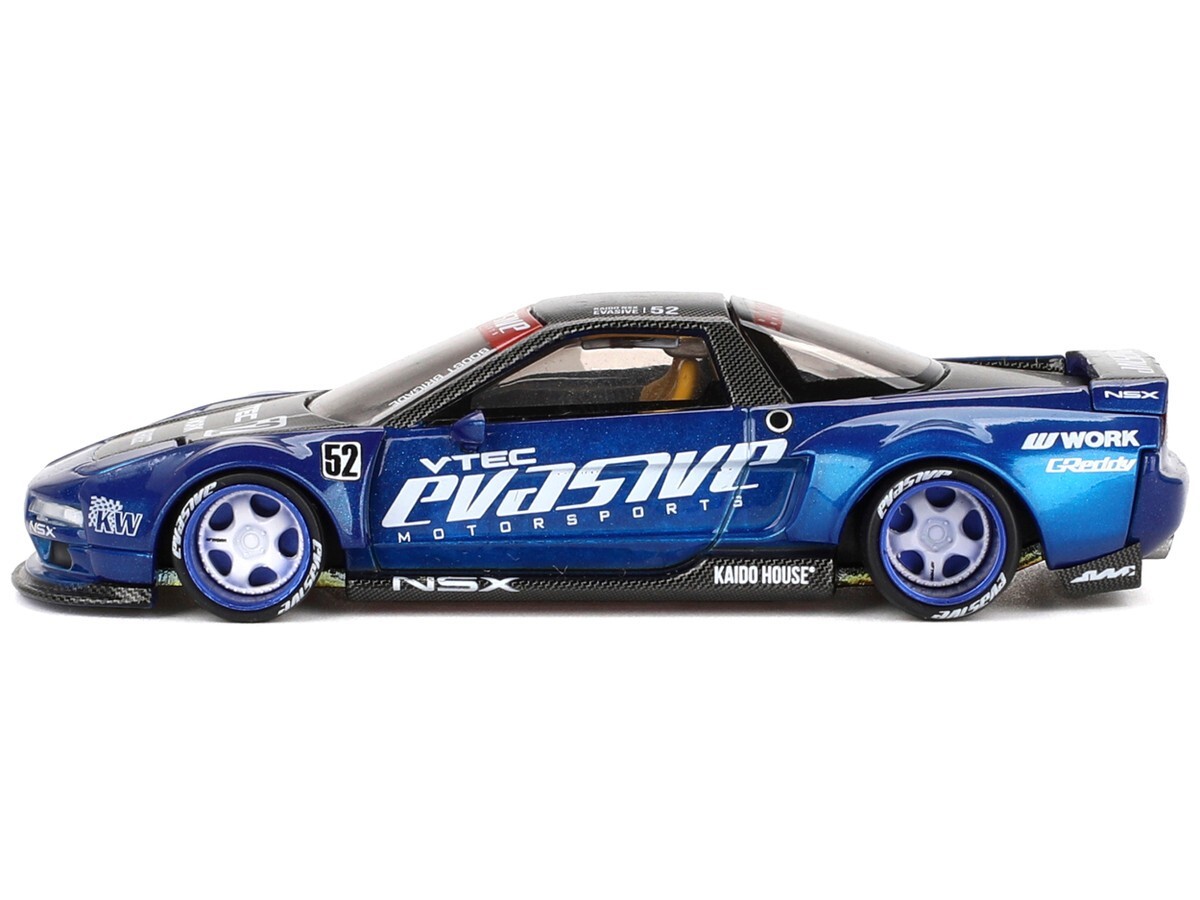 Mini GT Honda NSX Evasive V2 #52 Blue 