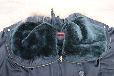 ALPHA INDUSTRIES N2B Vintage 80s Navy blue Nylon Bomber Jacket