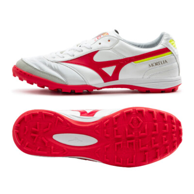 Mizuno Morelia Sala Elite TF Football Soccer Cleats Shoes White