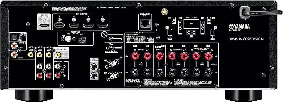 Yamaha RX-V775 7.2 Channel A/V Receiver | 160 W | 6in-2out HDMI