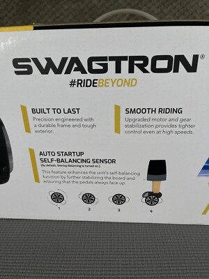 Swagtron T881 Adult Lithium-Free Dual 250W Self-balancing Blue