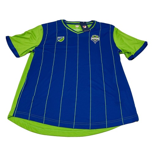 2007 Yokohama FC Hummel Jersey L Blue Short Sleeve - Unused