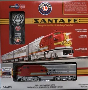 Santa Fe O Gauge Train Set | eBay