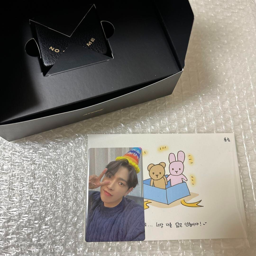 ATEEZ Hongjoong HBD Pierced Earrings + Case OUR STORY Birthday MD