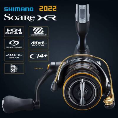 2022 Shimano Soare XR 500SPG Spinning Fishing Reel 8/1BB 4.7:1