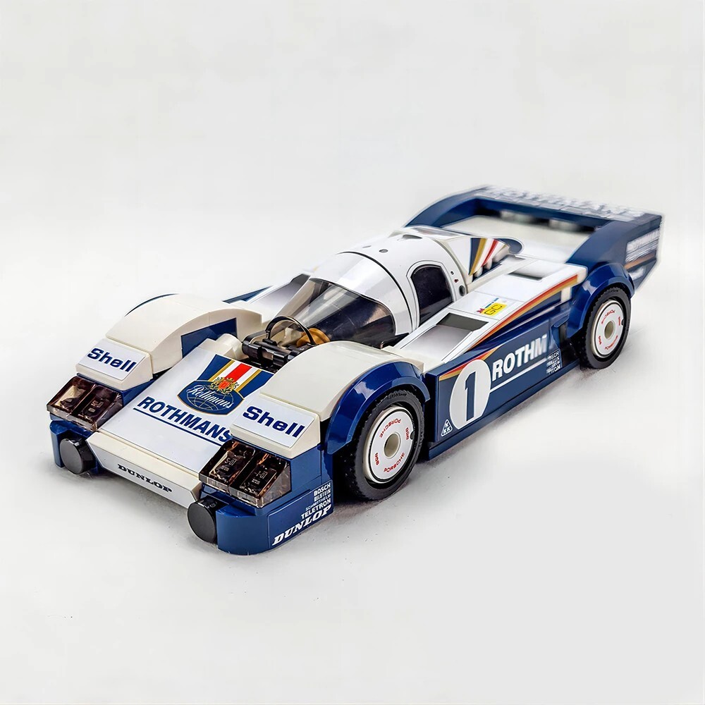 MOC LEGO Car- Porsche 956 1982 Year Le Mans Building Block