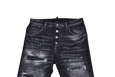 Dsquared2 Designer Men's Superficial Skater Jeans Denim Pants Size