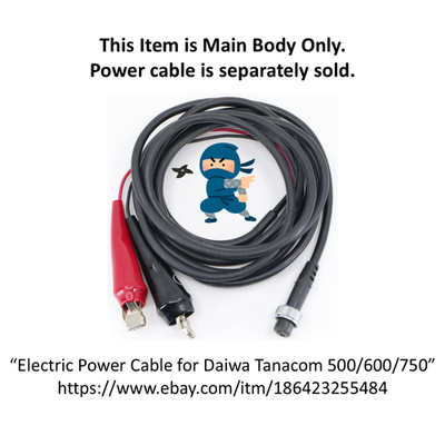 Daiwa SUPER TANACOM X 500CP w/ PDF Manual Electric Reel from JAPAN