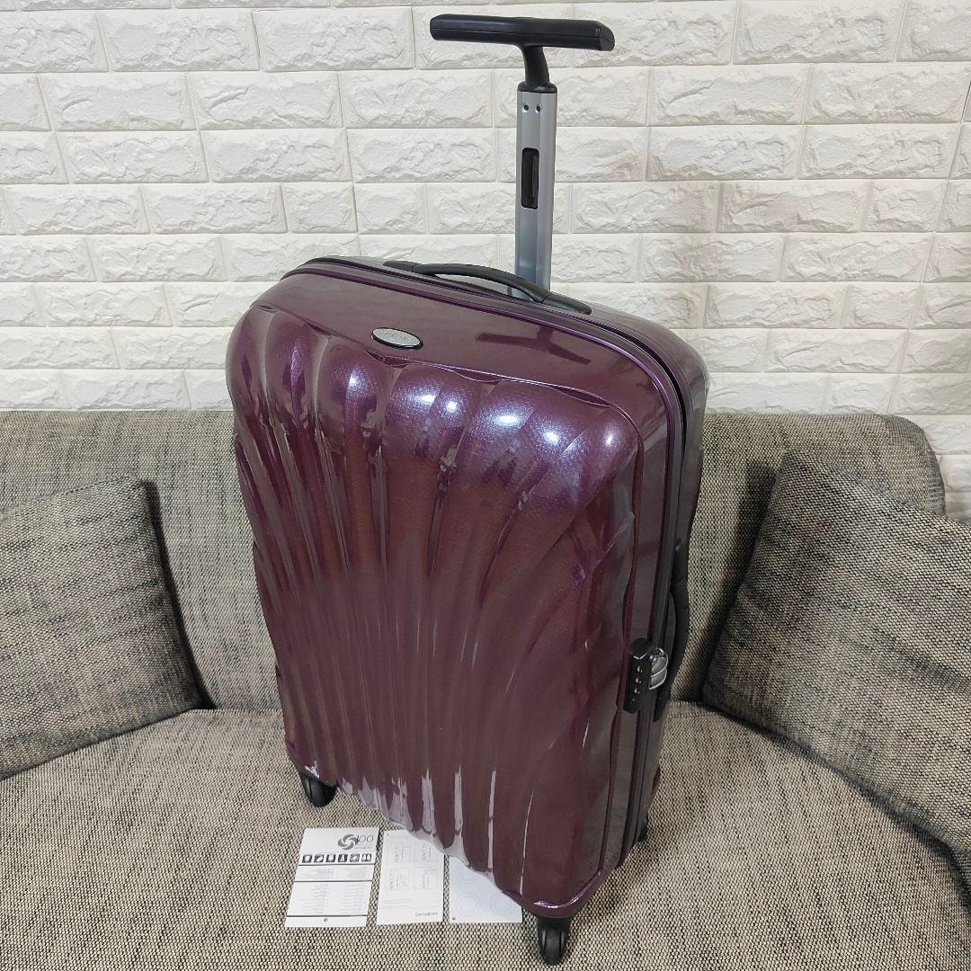 Samsonite Cosmolite Spinner 88L Purple 4-wheels Carry Case
