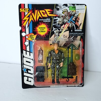 Jungle Camo D-Day GI Joe SGT. Savage 1994 Hasbro Action Figure NEW