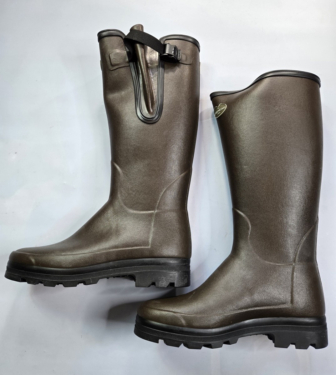 目立った傷や汚れナシ】 LE CHAMEAU ゴム長靴 約24cm 目立った傷や汚れ